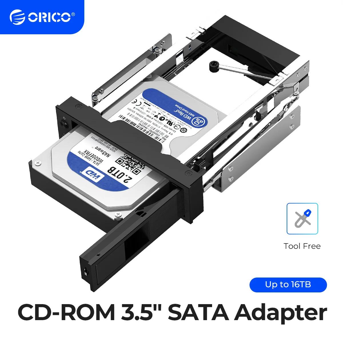 ORICO CD-ROM  SATA ϵ ̺ SSD , ̺    귡Ŷ, ĳ Ʈ    , 3.5 ġ